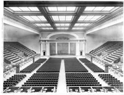 Original construction: View from tier seating, DAR Constitution Hall, circa 1930
