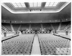 Original construction: View from stage, DAR Constitution Hall, in Washington, D.C., circa 1930