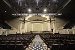 Before: View from orchestra seating, DAR Constitution Hall, circa 2016