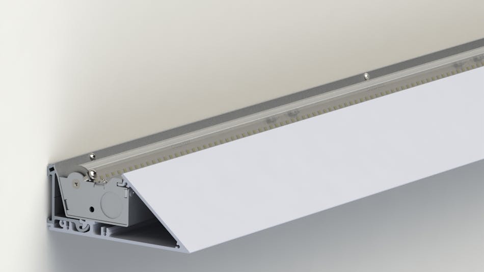 Elliptipar S320 Adjustable Cove Light with Knife Edge Framing, The Lighting Quotient