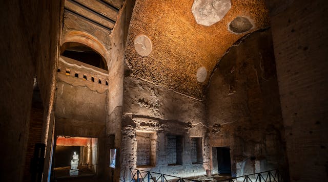 The Domus Aurea, also known as the Golden House, was recently restored by Stefano Boeri Architetti.