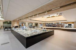 FUTURE Designs&apos; Naro track lighting system illuminates permanent models at the London Centre.