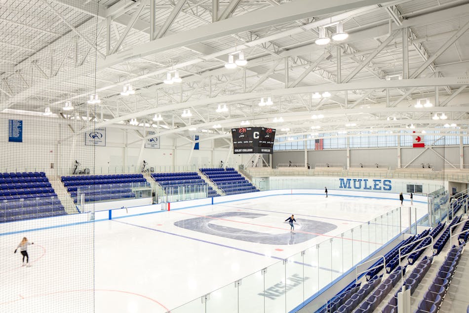 Ice arena, Harold Alfond Athletics and Recreation Center, Colby College