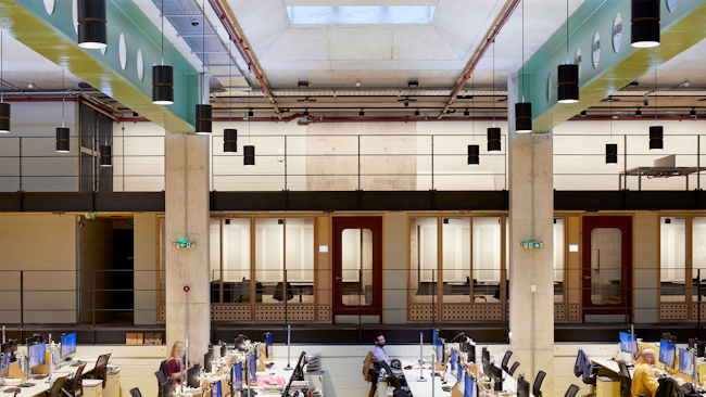 The AHMM studio in London's White Collar Factory.